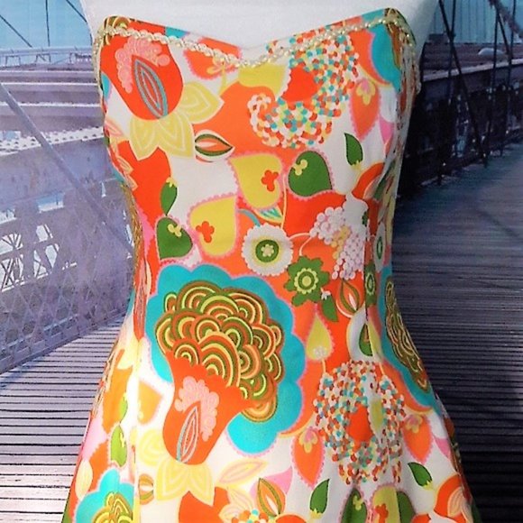 Anthropologie SHOSHANNA swing dress, so flattering - Picture 4 of 8